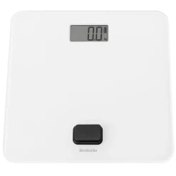 Brabantia ReNew battery free bathroom scale, white