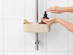 Brabantia ReNew shower caddy, soft beige
