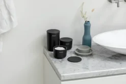 Brabantia ReNew storage pots, 3 pcs, dark grey