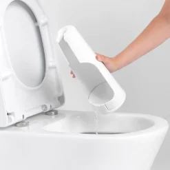 Brabantia ReNew toilet brush and holder, white