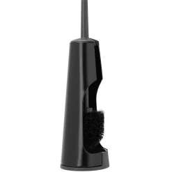 Brabantia ReNew toilet brush and holder, black