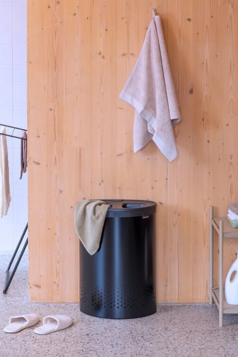 Brabantia Selector laundry bin 55L, matt black