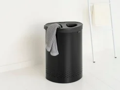Brabantia Selector laundry bin 55L, matt black