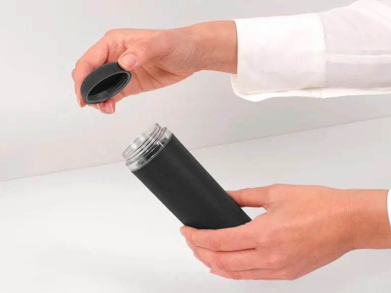 Brabantia SinkStyle soap squeezer, 200 ml, dark grey