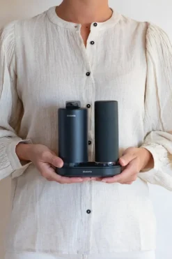 Brabantia SinkStyle soap dispenser set, 2 x 200 ml, infinite grey