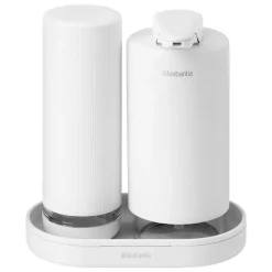 Brabantia SinkStyle soap dispenser set, 2 x 200 ml, fresh white