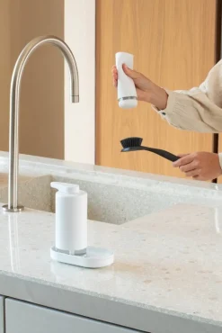 Brabantia SinkStyle soap dispenser set, 2 x 200 ml, fresh white