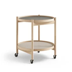 Brdr. Krüger Bølling tray table 50 cm, oiled beech - stone