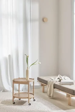 Brdr. Krüger Bølling tray table 50 cm, oiled beech - stone