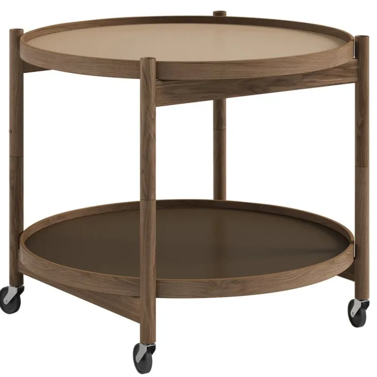 Brdr. Krüger Bølling tray table 60 cm, fumed oak - earth