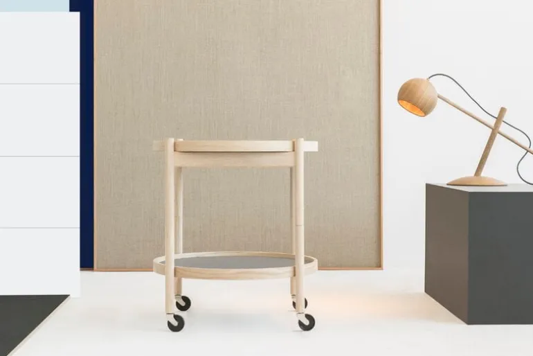 Brdr. Krüger Bølling tray table 50 cm, oiled oak - veneer