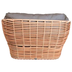 Cane-line Basket lounge chair, natural - taupe