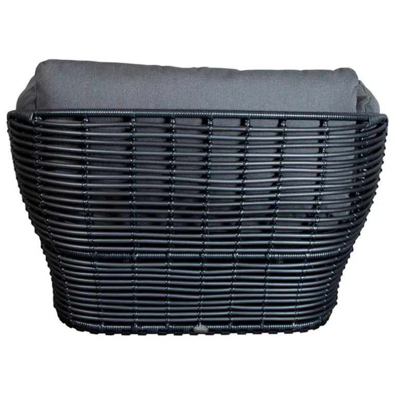 Cane-line Basket lounge chair, graphite - grey