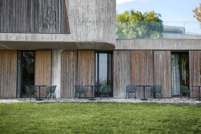 Cane-line Blend chair, dark green