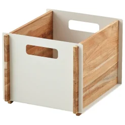 Cane-line Box storage box, teak - white
