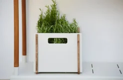 Cane-line Box storage box, teak - white