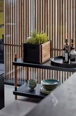 Cane-line Box storage box, teak - grey