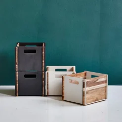 Cane-line Box storage box, teak - grey