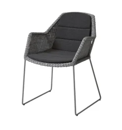 Cane-line Breeze chair seat and back cushion, black