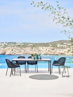 Cane-line Breeze dining chair, stackable, black