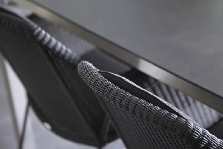 Cane-line Breeze dining chair, stackable, black