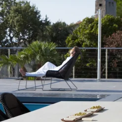 Cane-line Breeze footstool, black