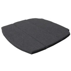 Cane-line Breeze seat cushion for stackable dining chair, black