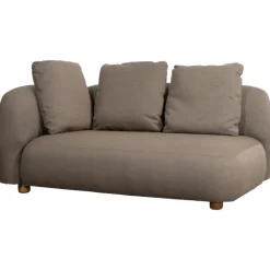 Cane-line Capture 2-seater sofa, right module, taupe