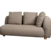Cane-line Capture 2-seater sofa, left module, taupe