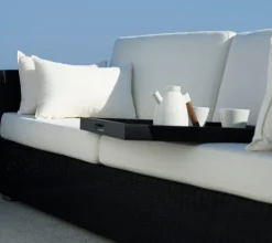 Cane-line Club tray, 58,5 x 58,5 cm, black