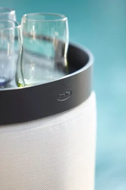 Cane-line Club tray, round 44 cm, black