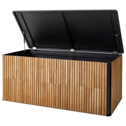 Cane-line Combine cushion box, large, teak - lava grey