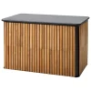 Cane-line Combine cushion box, small, teak - lava grey