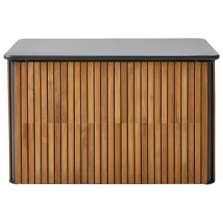 Cane-line Combine cushion box, small, teak - lava grey