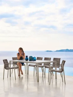 Cane-line Core armchair, stackable, taupe