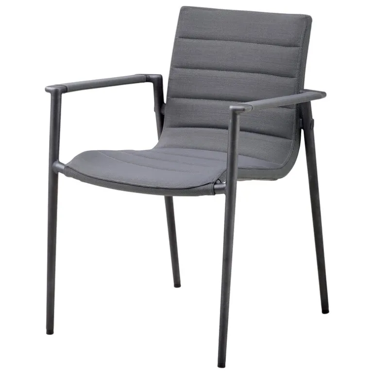 Cane-line Core armchair, stackable, grey