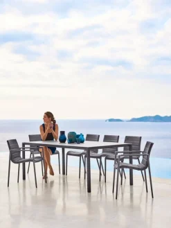 Cane-line Core chair, stackable, grey