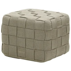 Cane-line Cube footstool, taupe