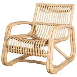 Cane-line Curve lounge chair, natural