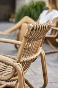 Cane-line Curve lounge chair, natural