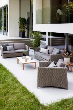 Cane-line Diamond lounge chair, taupe