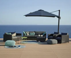 Cane-line Diamond 2-seater sofa, graphite - grey