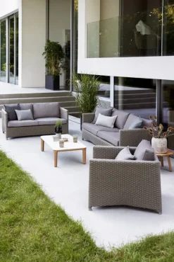 Cane-line Diamond 2-seater sofa, taupe