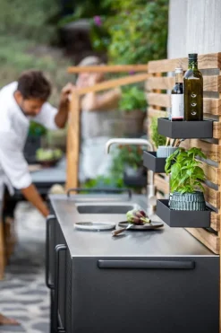 Cane-line Drop outdoor kitchen module with sink