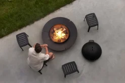 Cane-line Ember fire pit, large, black