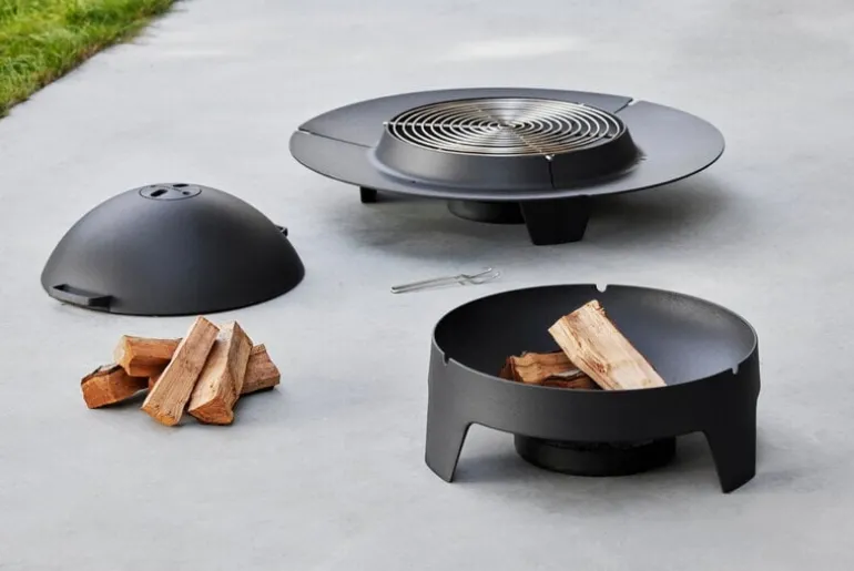 Cane-line Ember fire pit, small, black