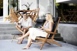 Cane-line Flip deck chair, teak