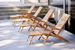 Cane-line Flip deck chair, teak
