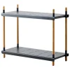 Cane-line Frame shelf, high, teak - aluminium