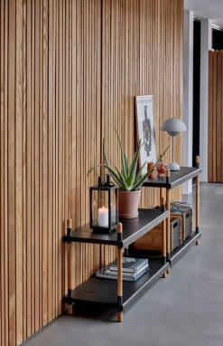 Cane-line Frame shelf, high, teak - aluminium